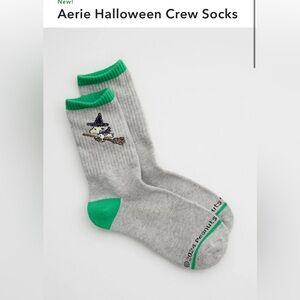 Aerie NWT Halloween Crew Socks